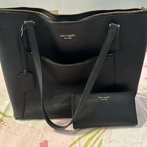 Kate Spade tote bag with matching wallet